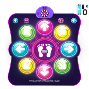 Cikshr Tapis de danse lumineux pour filles3, 4, 5, 6, 7, 8, 9, 10 ans et plus