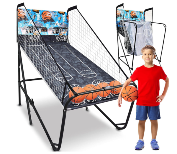 Cikshr SereneLife Jeu de Basketball d'Arcade - Un Seul Cerceau pour Intérieur – image 1